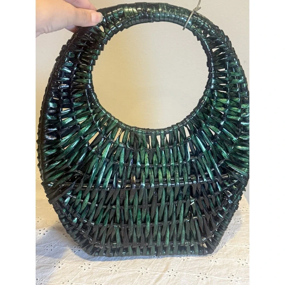Vintage Woven Wall‎ Basket 15